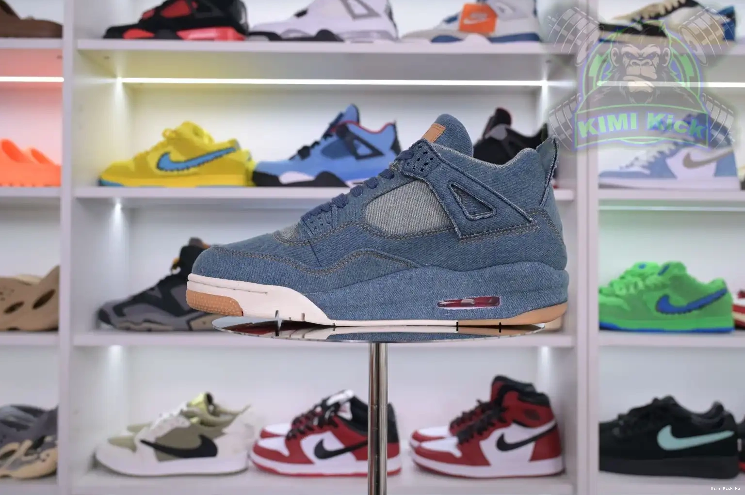 Jordan Air Kimikick Jordan 4 levis denim retro 0725